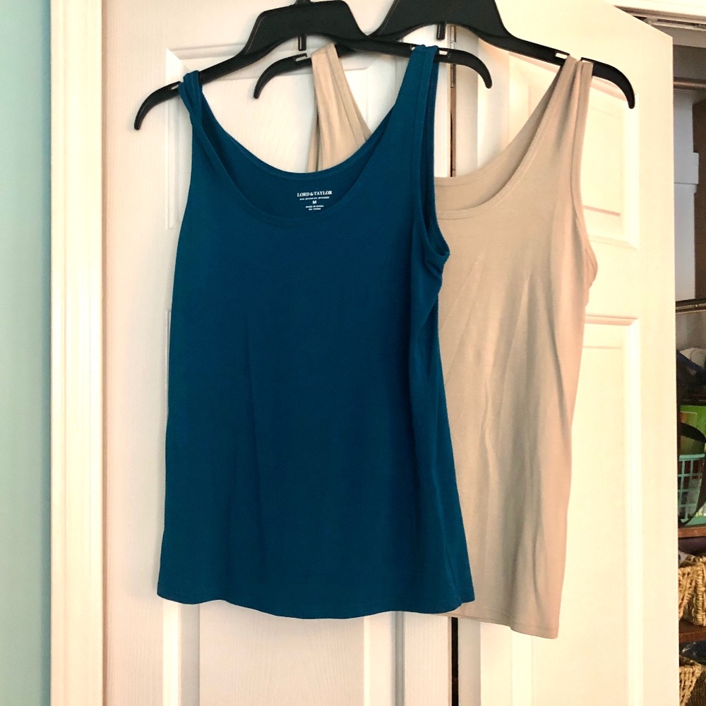 2 Lord and Taylor tank tops